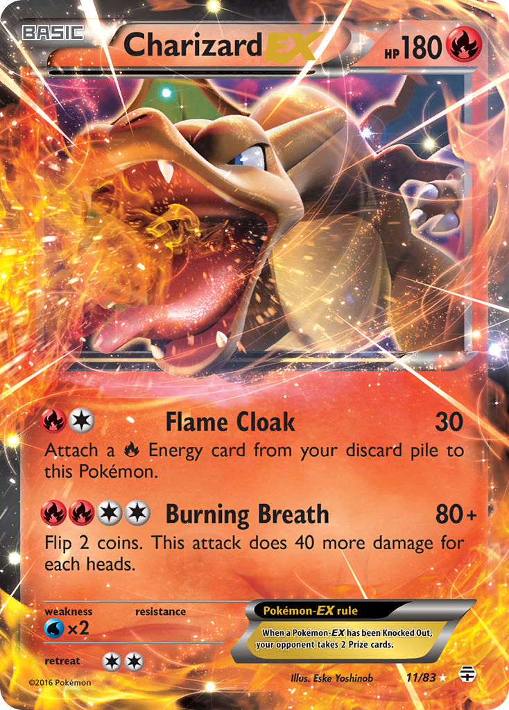 Charizard EX (11/83) [XY: Generations] | Exor Games Bridgewater