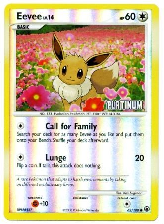 Eevee (62/100) [Burger King Promos: 2009 Collection] | Exor Games Bridgewater