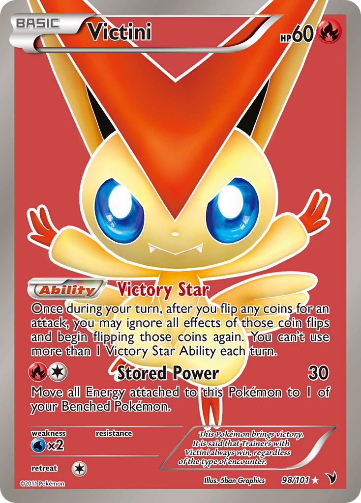 Victini (98/101) [Black & White: Noble Victories] | Exor Games Bridgewater