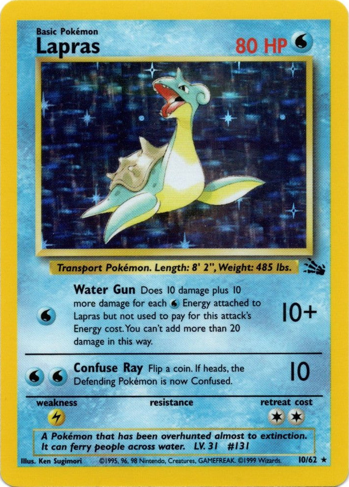 Lapras (10/62) [Fossil Unlimited] | Exor Games Bridgewater