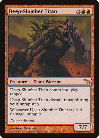 Deep-Slumber Titan [Shadowmoor] | Exor Games Bridgewater