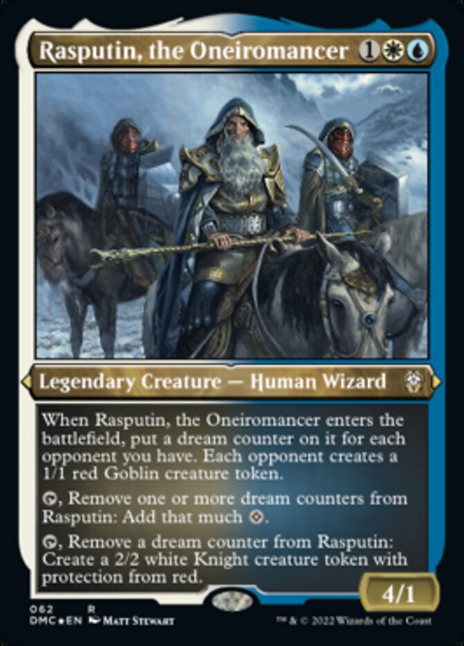 Rasputin, the Oneiromancer (Foil Etched) [Dominaria United Commander] | Exor Games Bridgewater