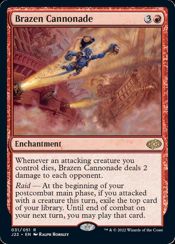 Brazen Cannonade [Jumpstart 2022] | Exor Games Bridgewater