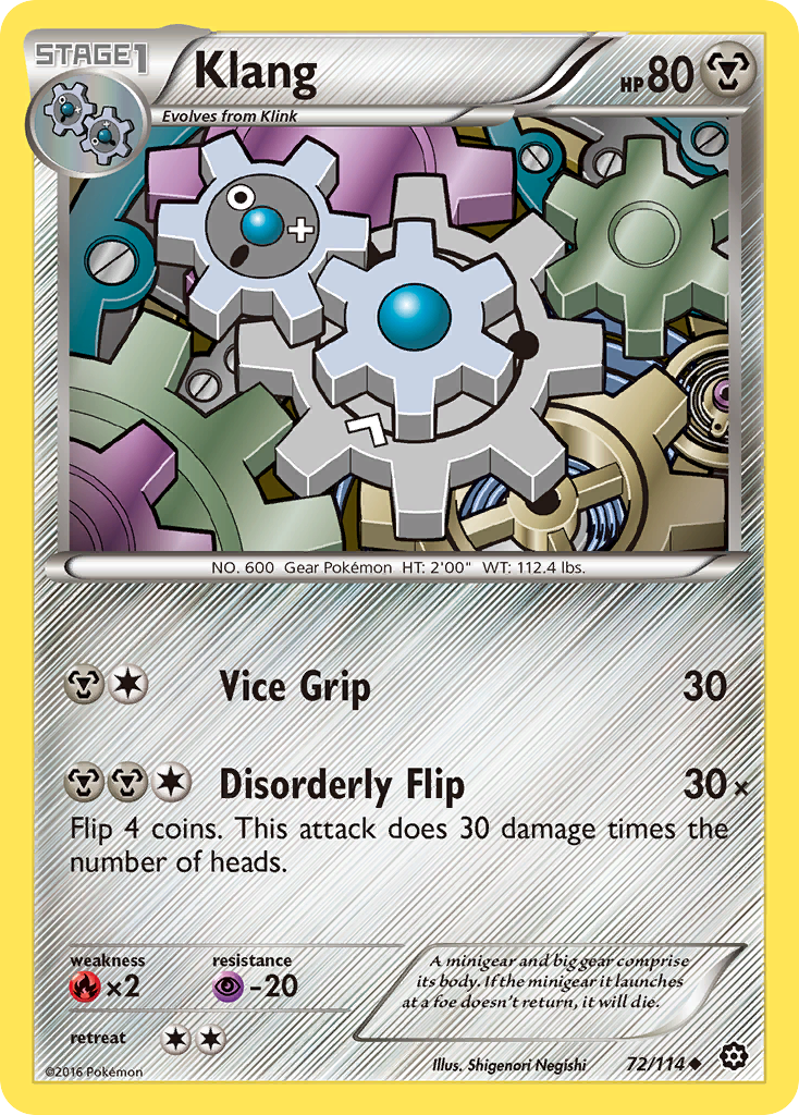 Klang (72/114) [XY: Steam Siege] | Exor Games Bridgewater