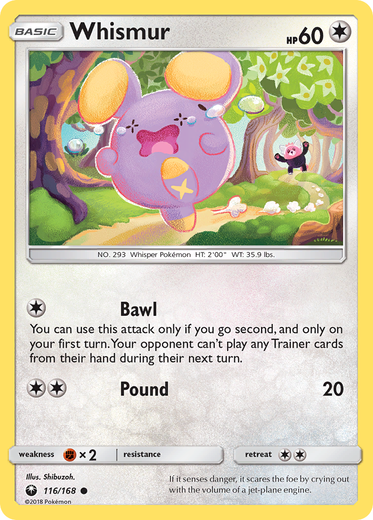 Whismur (116/168) [Sun & Moon: Celestial Storm] | Exor Games Bridgewater