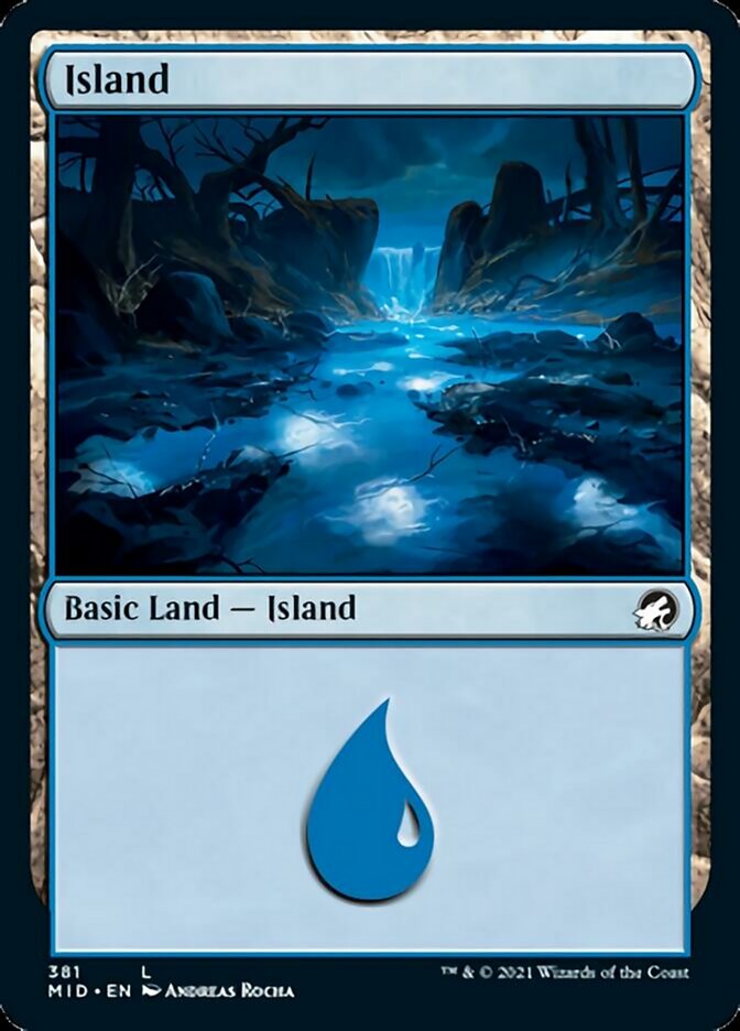 Island (381) [Innistrad: Midnight Hunt] | Exor Games Bridgewater