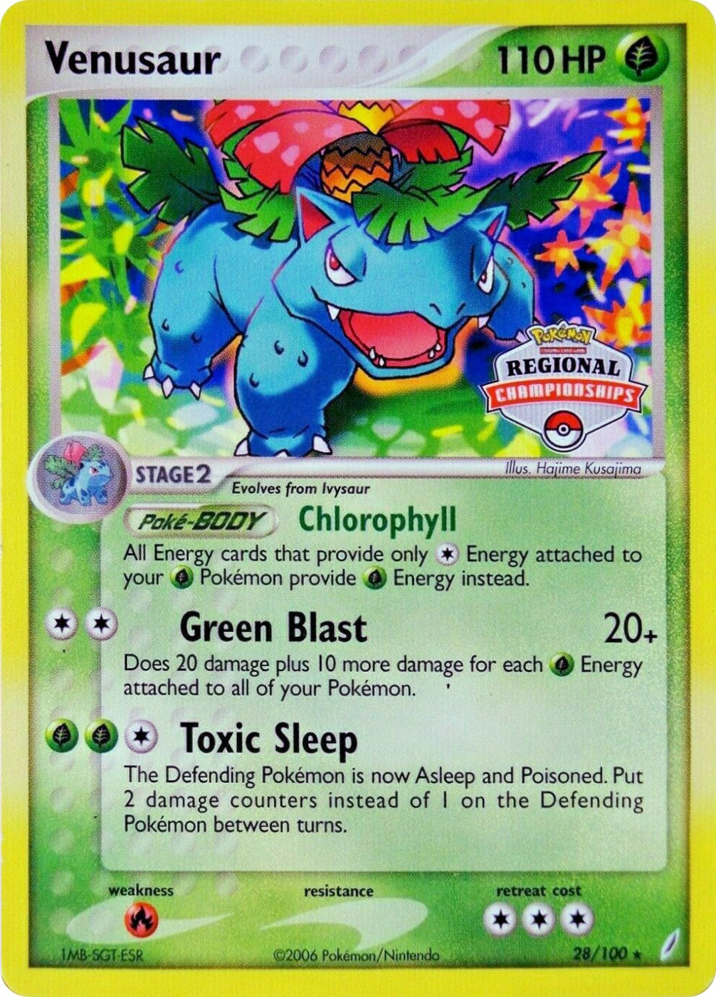 Venusaur (28/100) (Regional Championship Promo) [EX: Crystal Guardians] | Exor Games Bridgewater