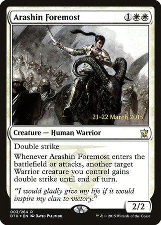 Arashin Foremost [Dragons of Tarkir Promos] | Exor Games Bridgewater