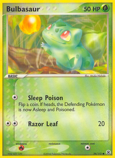 Bulbasaur (54/112) [EX: FireRed & LeafGreen] | Exor Games Bridgewater