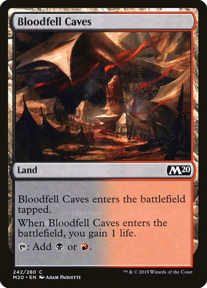 Bloodfell Caves [Core Set 2020] | Exor Games Bridgewater