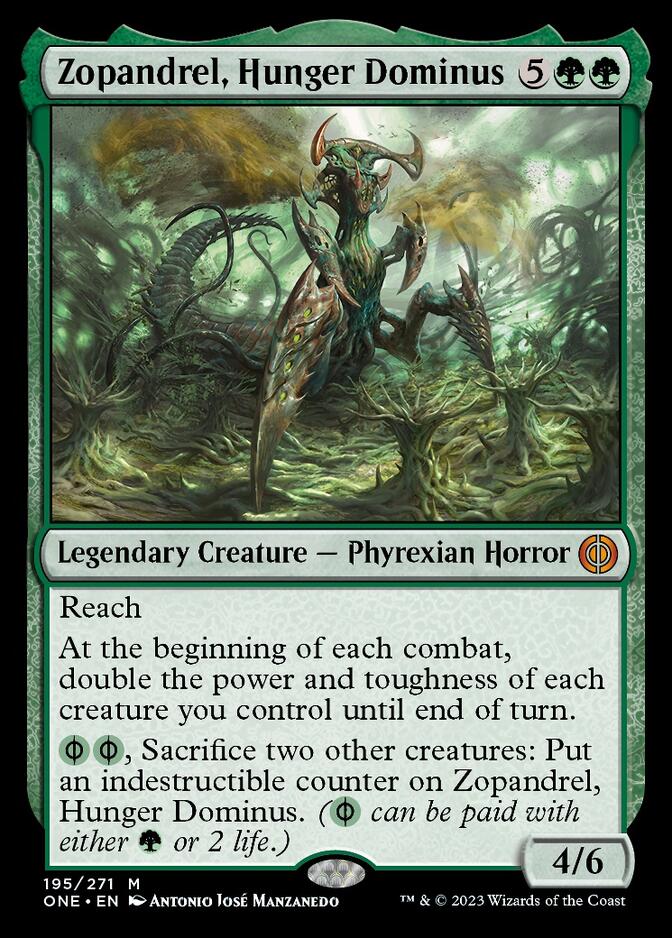 Zopandrel, Hunger Dominus [Phyrexia: All Will Be One] | Exor Games Bridgewater