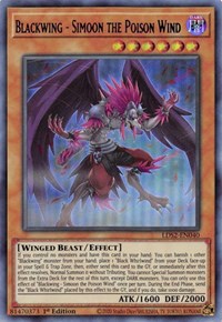 Blackwing - Simoon the Poison Wind (Purple) [LDS2-EN040] Ultra Rare | Exor Games Bridgewater