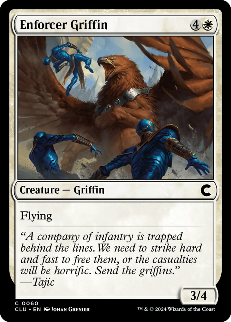 Enforcer Griffin [Ravnica: Clue Edition] | Exor Games Bridgewater