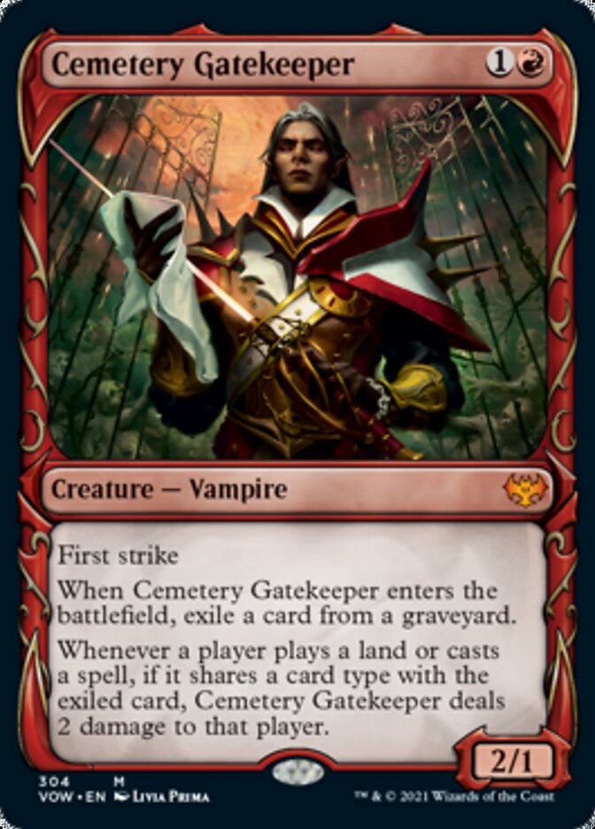 Cemetery Gatekeeper (Showcase Fang Frame) [Innistrad: Crimson Vow] | Exor Games Bridgewater