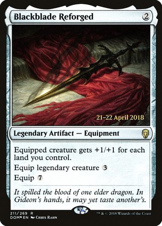 Blackblade Reforged [Dominaria Promos] | Exor Games Bridgewater