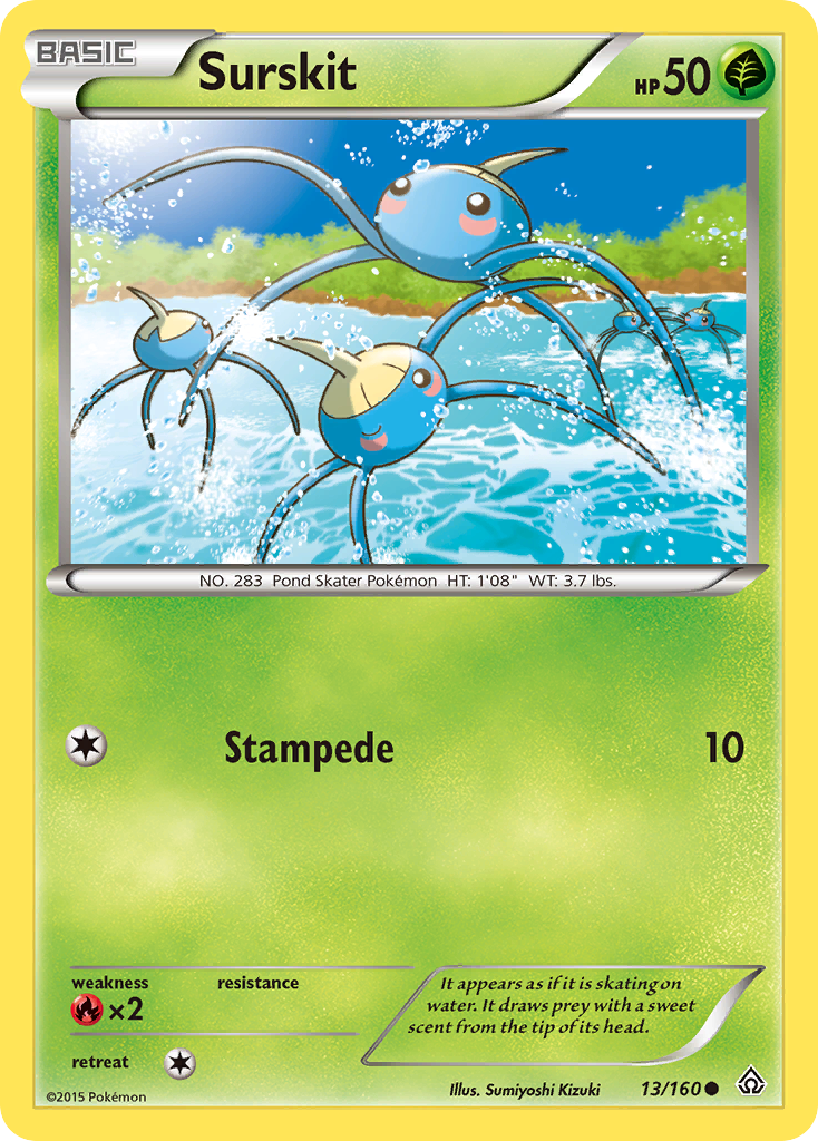 Surskit (13/160) [XY: Primal Clash] | Exor Games Bridgewater