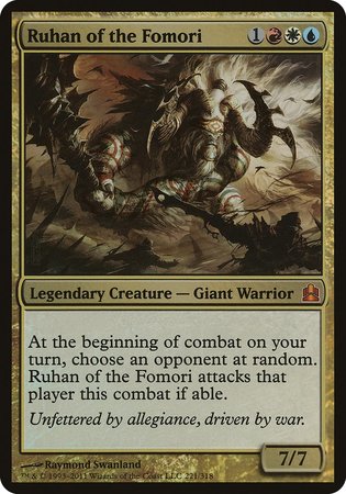 Ruhan of the Fomori (Oversized) [Commander 2011 Oversized] | Exor Games Bridgewater