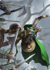 Maja, Bretagard Protector Art Card [Kaldheim: Art Series] | Exor Games Bridgewater
