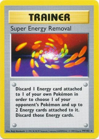 Super Energy Removal (79/102) [Base Set Shadowless Unlimited] | Exor Games Bridgewater