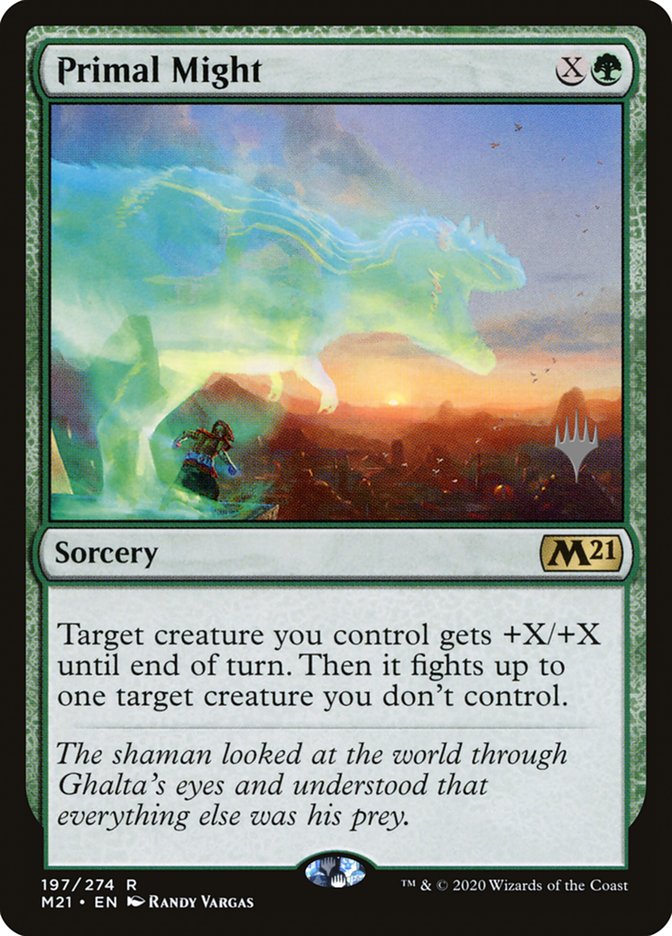 Primal Might (Promo Pack) [Core Set 2021 Promos] | Exor Games Bridgewater