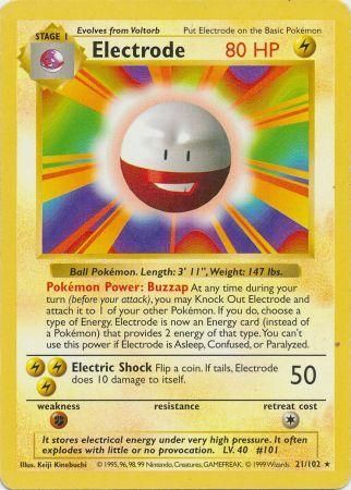 Electrode (21/102) [Base Set Shadowless Unlimited] | Exor Games Bridgewater