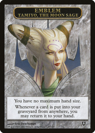 Emblem - Tamiyo, The Moon Sage [Avacyn Restored Tokens] | Exor Games Bridgewater