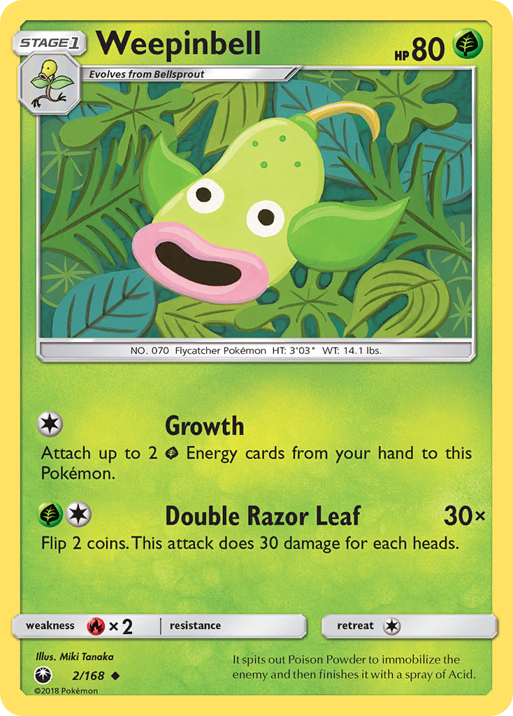 Weepinbell (2/168) [Sun & Moon: Celestial Storm] | Exor Games Bridgewater