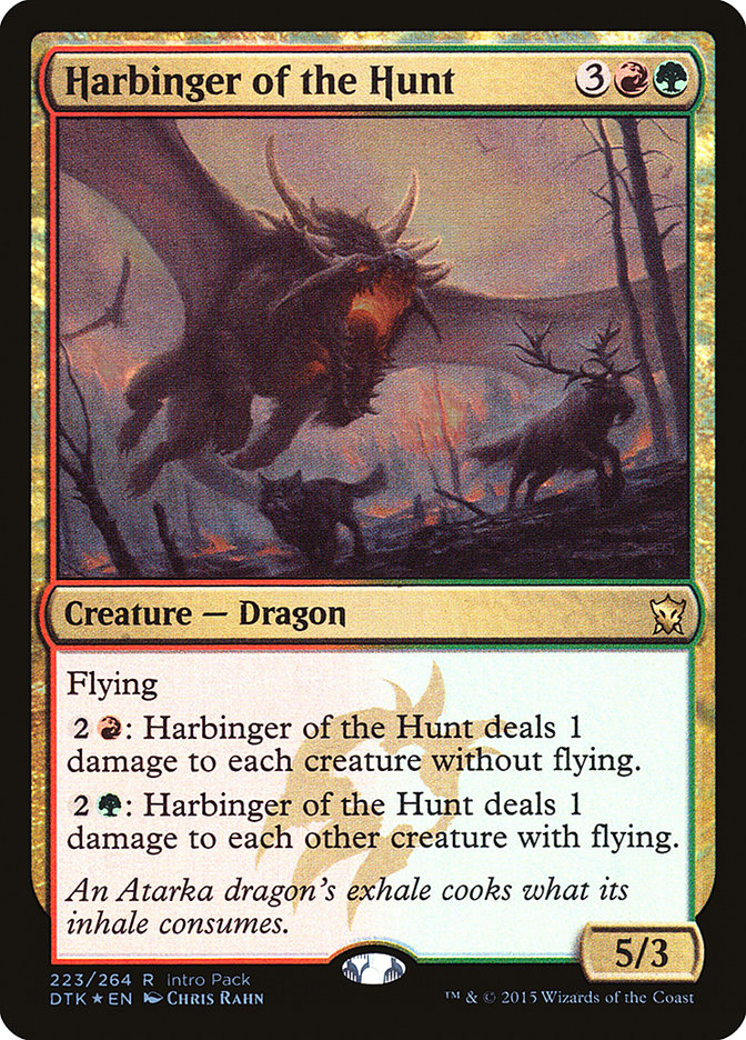 Harbinger of the Hunt (Intro Pack) [Dragons of Tarkir Promos] | Exor Games Bridgewater