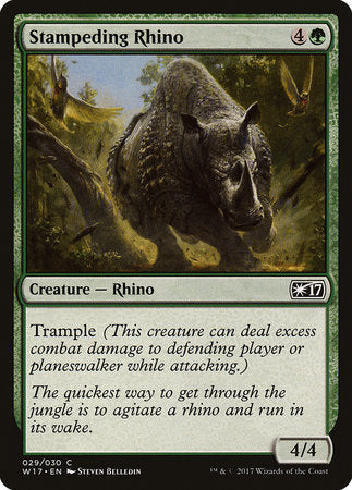 Stampeding Rhino [Welcome Deck 2017] | Exor Games Bridgewater