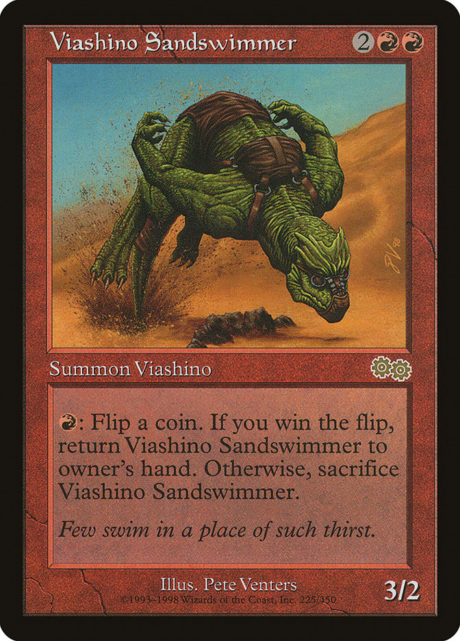 Viashino Sandswimmer [Urza's Saga] | Exor Games Bridgewater