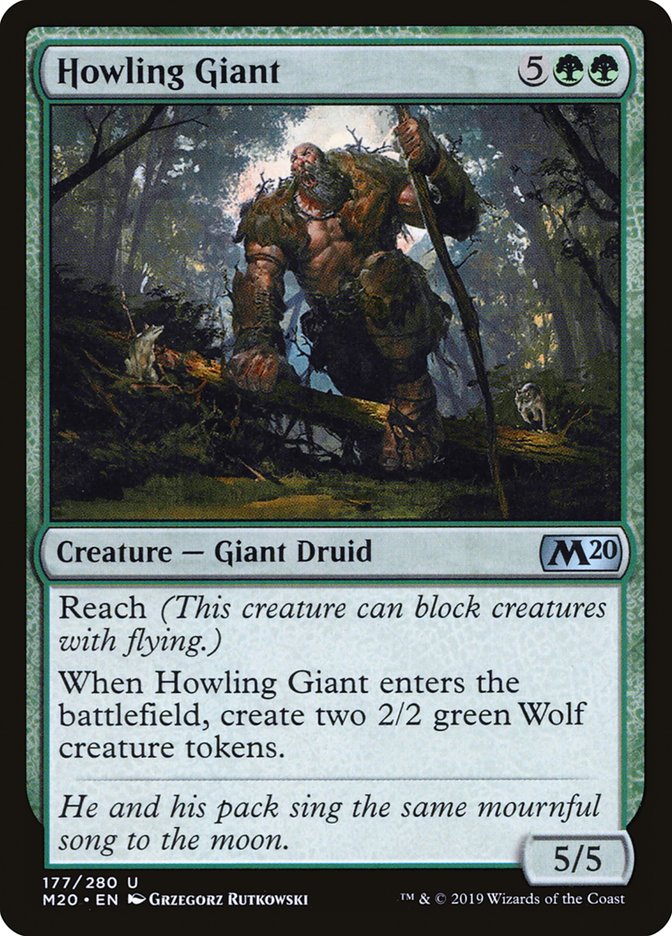 Howling Giant [Core Set 2020] | Exor Games Bridgewater