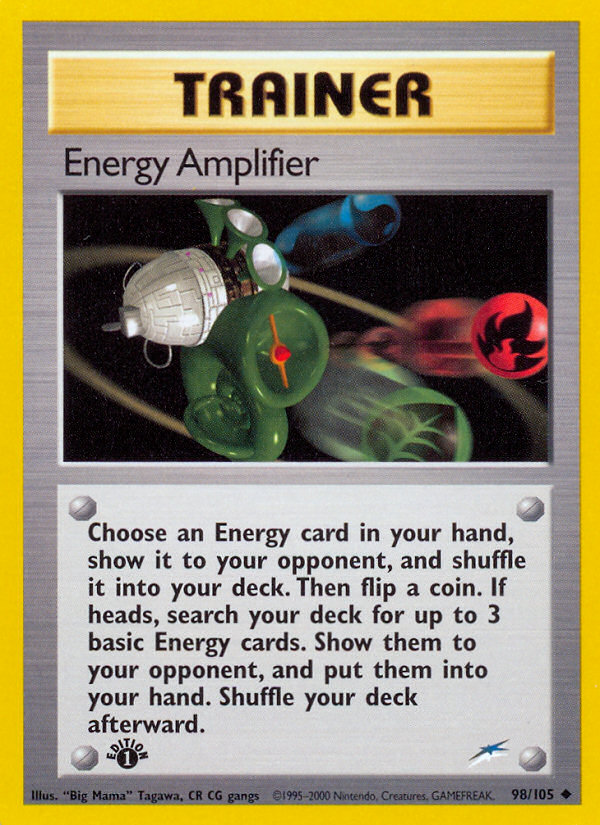 Energy Amplifier (98/105) [Neo Destiny 1st Edition] | Exor Games Bridgewater