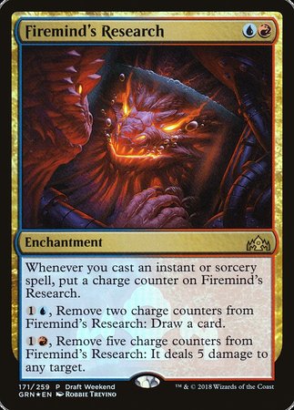 Firemind's Research [Guilds of Ravnica Promos] | Exor Games Bridgewater