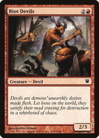 Riot Devils [Innistrad] | Exor Games Bridgewater