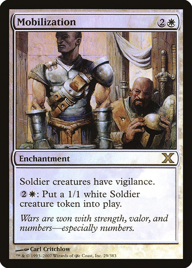 Mobilization (Premium Foil) [Tenth Edition] | Exor Games Bridgewater