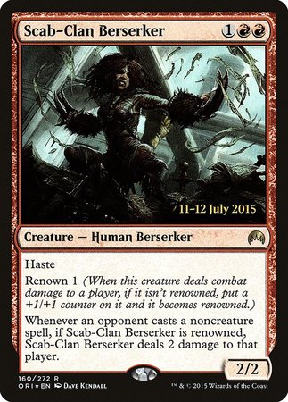 Scab-Clan Berserker [Magic Origins Promos] | Exor Games Bridgewater