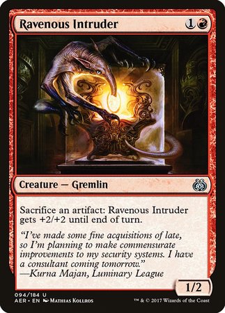 Ravenous Intruder [Aether Revolt] | Exor Games Bridgewater