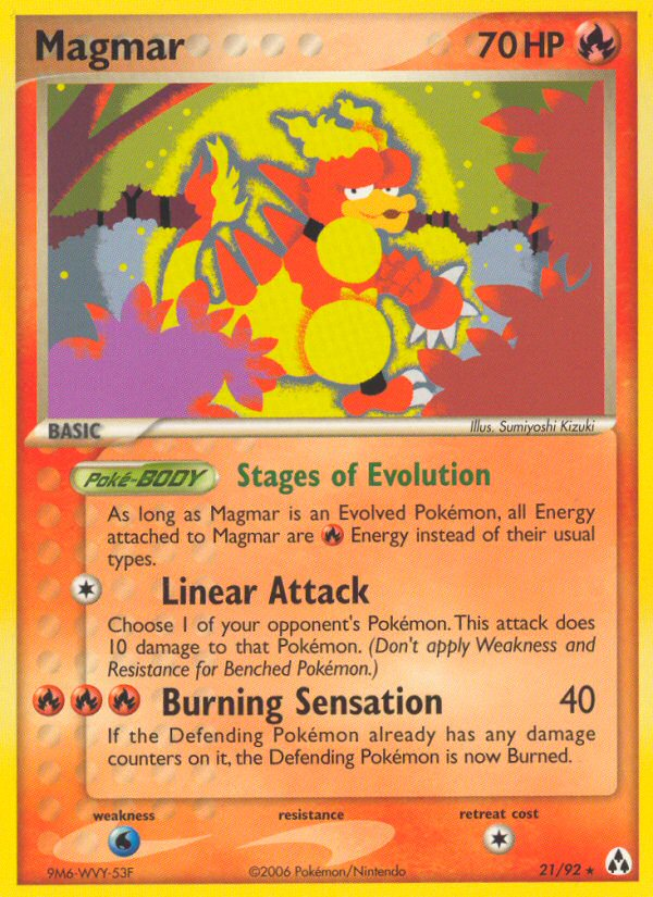 Magmar (21/92) [EX: Legend Maker] | Exor Games Bridgewater