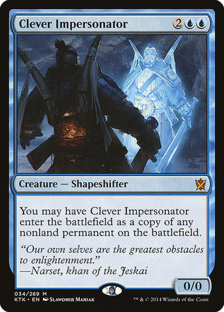 Clever Impersonator [Khans of Tarkir] | Exor Games Bridgewater