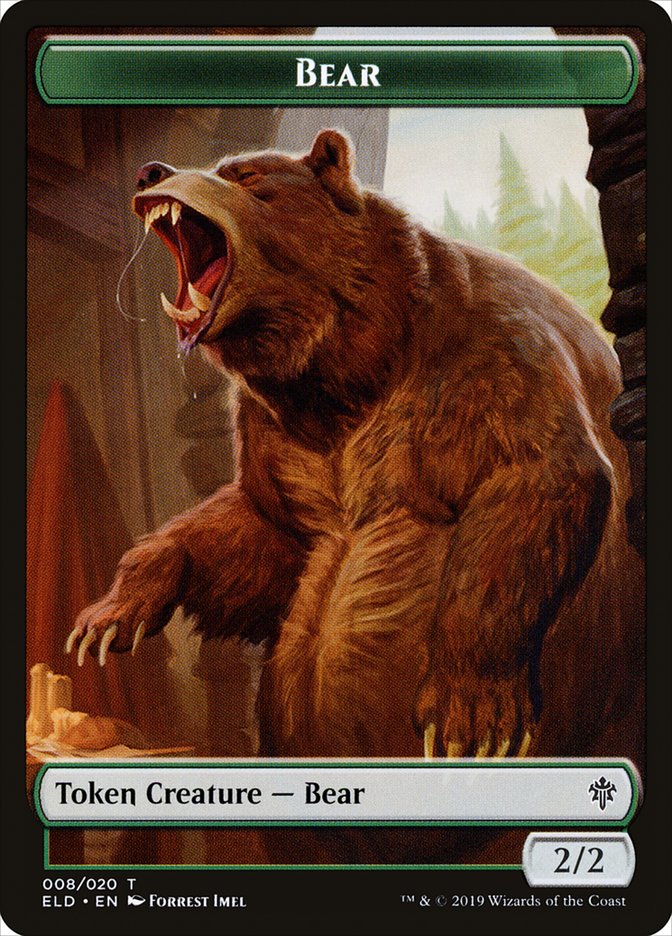 Bear [Throne of Eldraine Tokens] | Exor Games Bridgewater