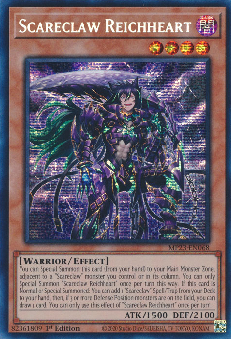 Scareclaw Reichheart [MP23-EN068] Prismatic Secret Rare | Exor Games Bridgewater