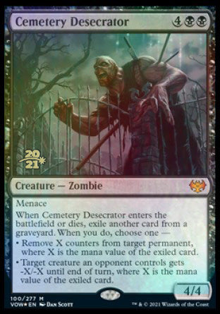 Cemetery Desecrator [Innistrad: Crimson Vow Prerelease Promos] | Exor Games Bridgewater