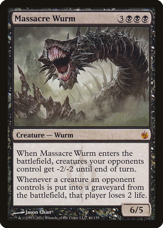 Massacre Wurm [Mirrodin Besieged] | Exor Games Bridgewater