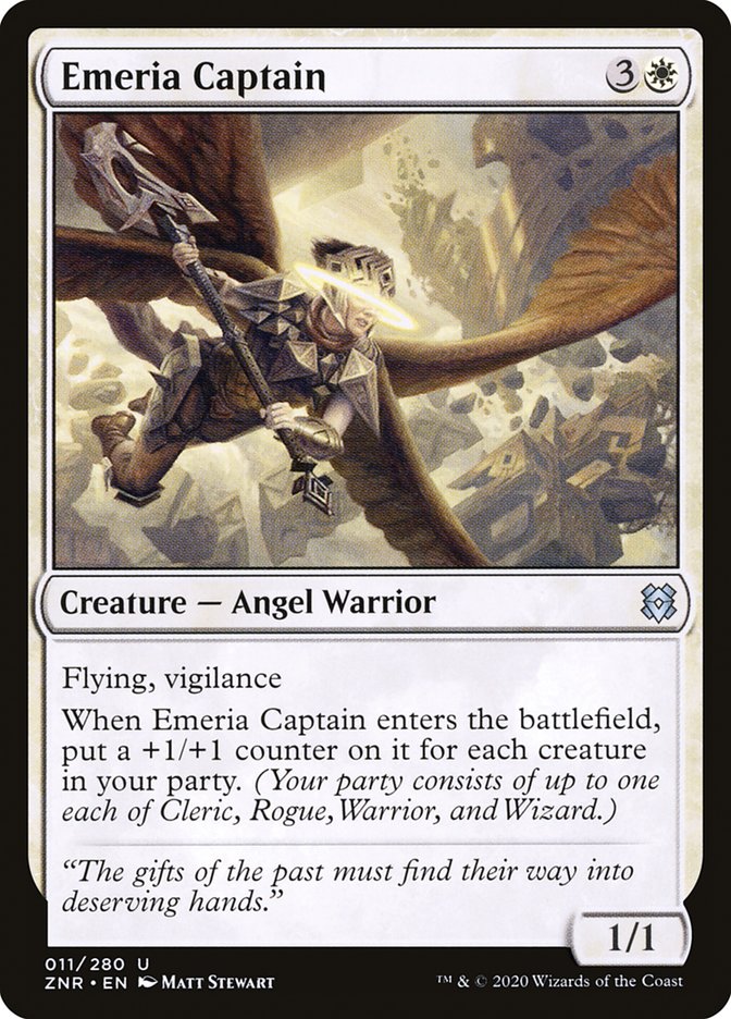 Emeria Captain [Zendikar Rising] | Exor Games Bridgewater