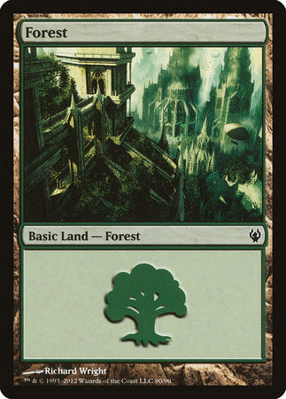 Forest (90) [Duel Decks: Izzet vs. Golgari] | Exor Games Bridgewater