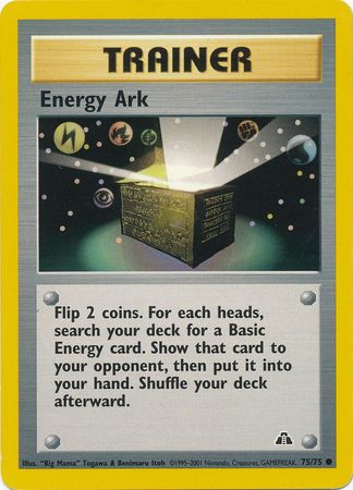 Energy Ark (75/75) [Neo Discovery Unlimited] | Exor Games Bridgewater