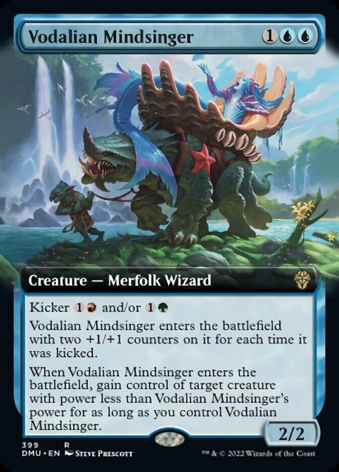 Vodalian Mindsinger (Extended Art) [Dominaria United] | Exor Games Bridgewater