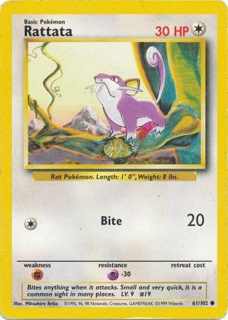 Rattata (61/102) [Base Set Unlimited] | Exor Games Bridgewater