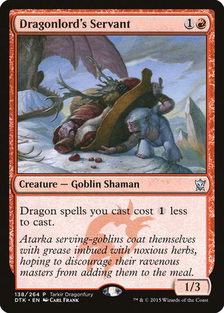 Dragonlord's Servant [Tarkir Dragonfury] | Exor Games Bridgewater