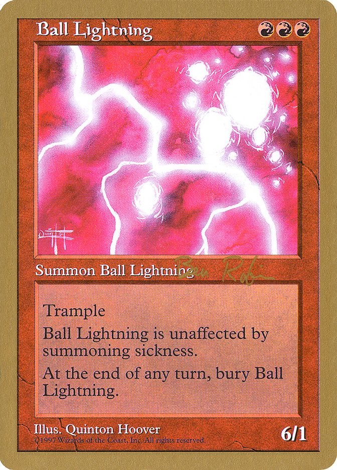 Ball Lightning (Ben Rubin) [World Championship Decks 1998] | Exor Games Bridgewater